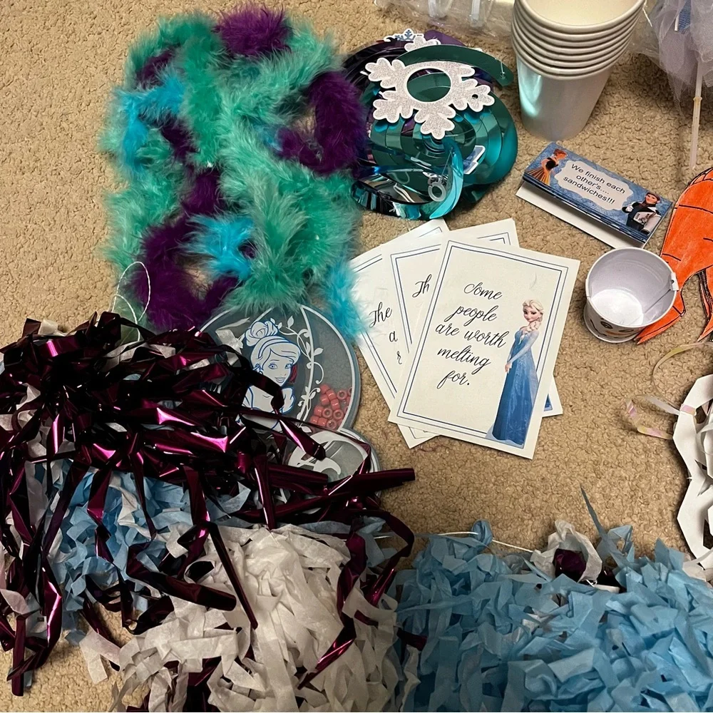 Frozen princess party in a box